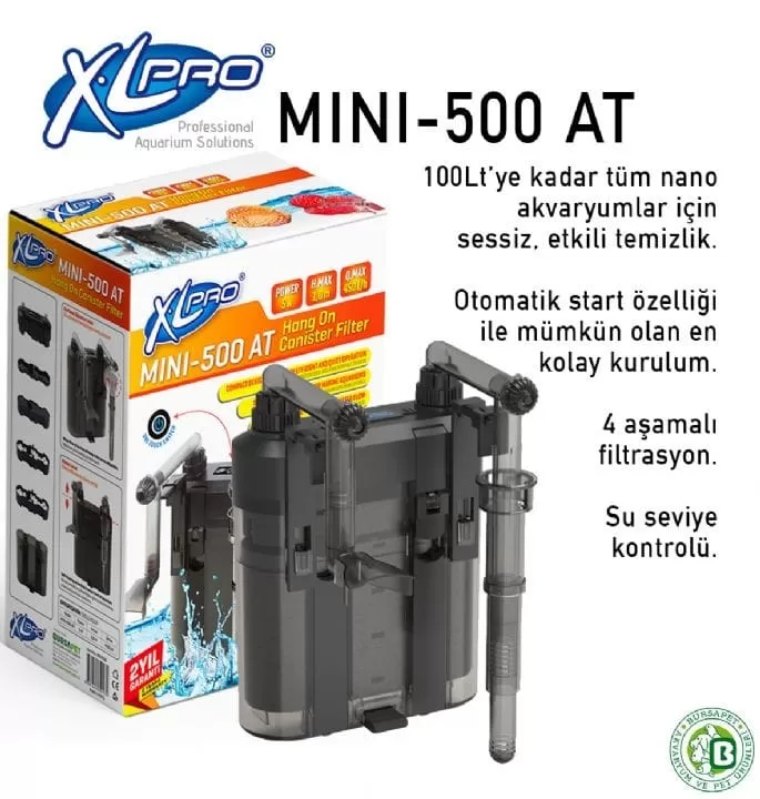 XLPRO Mini Dış Filtre 450L/H MINI-500AT