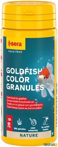 Sera Goldfish Color Granules 50 ml (18 g) Spirulinalı Renk Yemi
