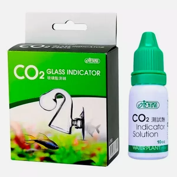 Ista CO2 Cam Indicator Akvaryum CO2 Göstergesi + Test Sıvısı