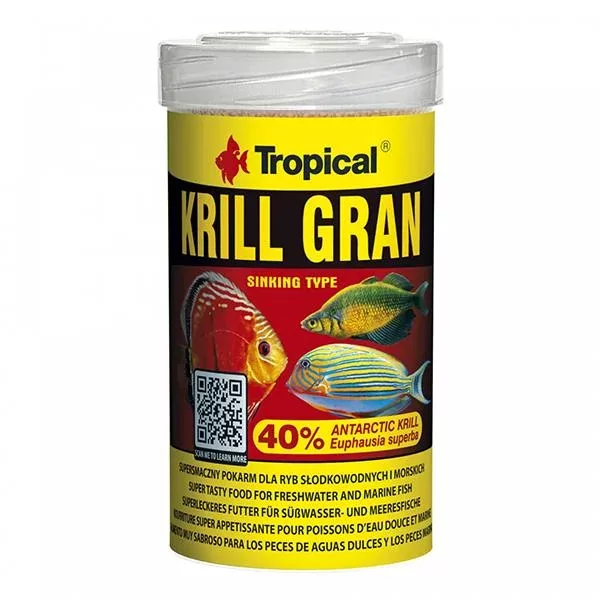 Tropical Balık Yemi Krill Gran 100 ml / 54 gr Renk Artırıcı Granül