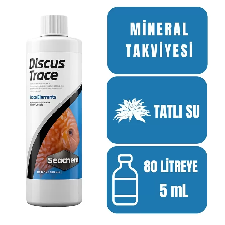 Seachem Discus Trace 250 ml Discus Takviyesi (Eser Element)