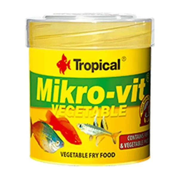 Tropical Mikro-vit Vegetable 50 ml / 32 gr Yavru Balık Yemi
