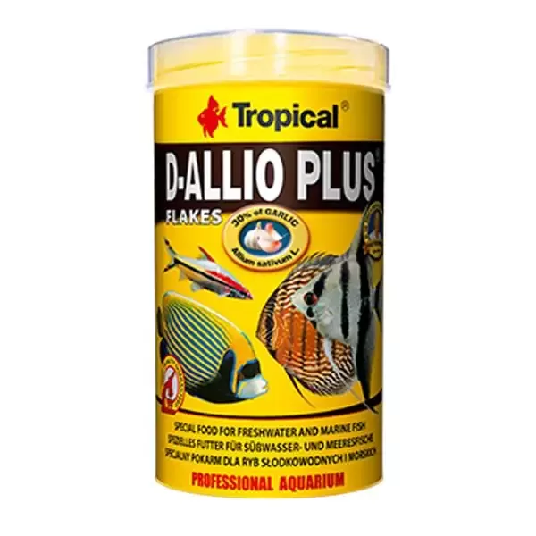 Tropical D-Allio Plus Flakes 100 ml / 20 gr Balık Yemi