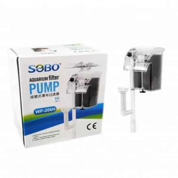 Sobo Mini Askı Şelale Filtre 250Lt/h 3W WP-206H