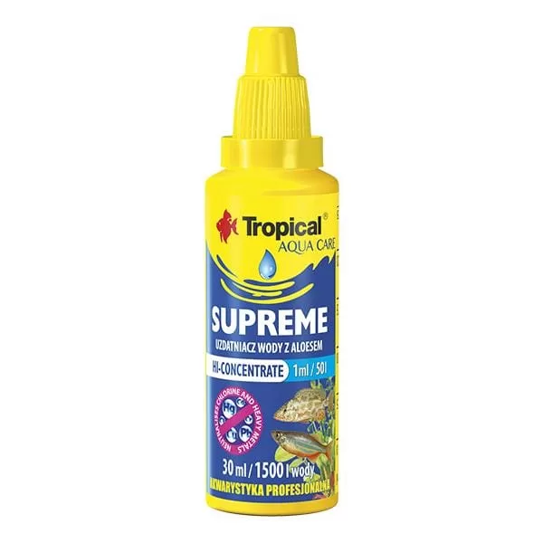 Tropical Su Düzenleyici Supreme (30+20 ml) | Akvaryum Su Düzenleyici