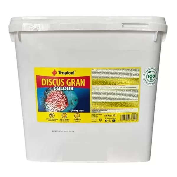 Tropical Discus Gran Colour 100 gr Balık Yemi (Kovadan Bölme)