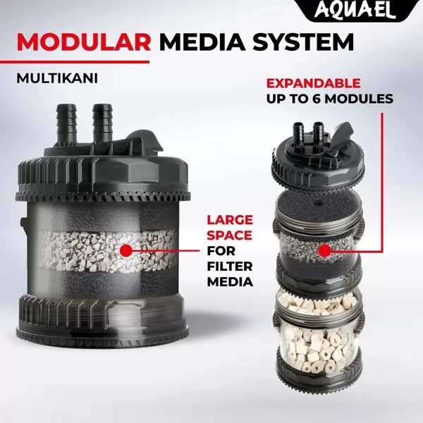 Aquael Multikani Filter Dış Filtre 800 Litre